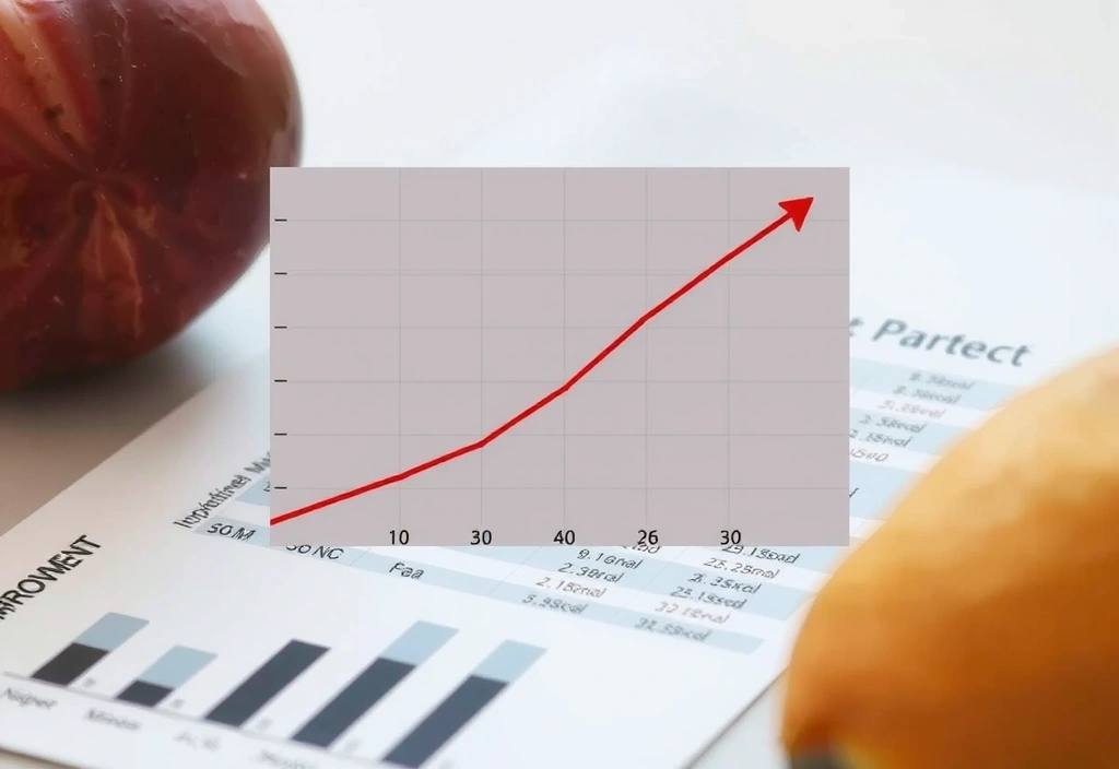 Courbe d'évolution paramètres biologiques (anonymisée)